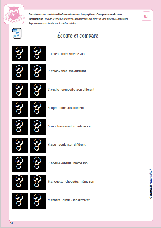 Développement de la perception auditive | Ensemble de 5 eBooks - Image 9