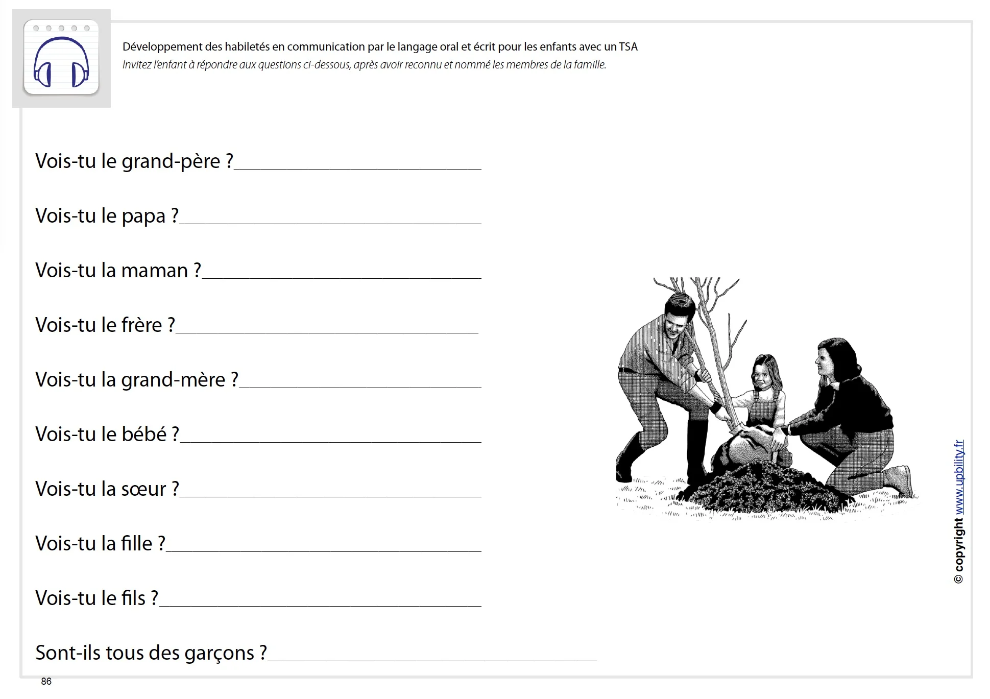 Développement des habiletés en communication par le langage oral et écrit pour les enfants avec un TSA - Image 3