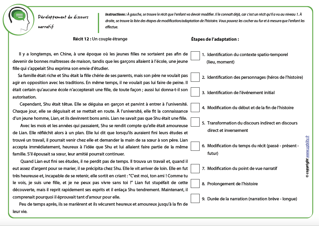Développement du discours narratif des enfants et des adolescents - Image 9