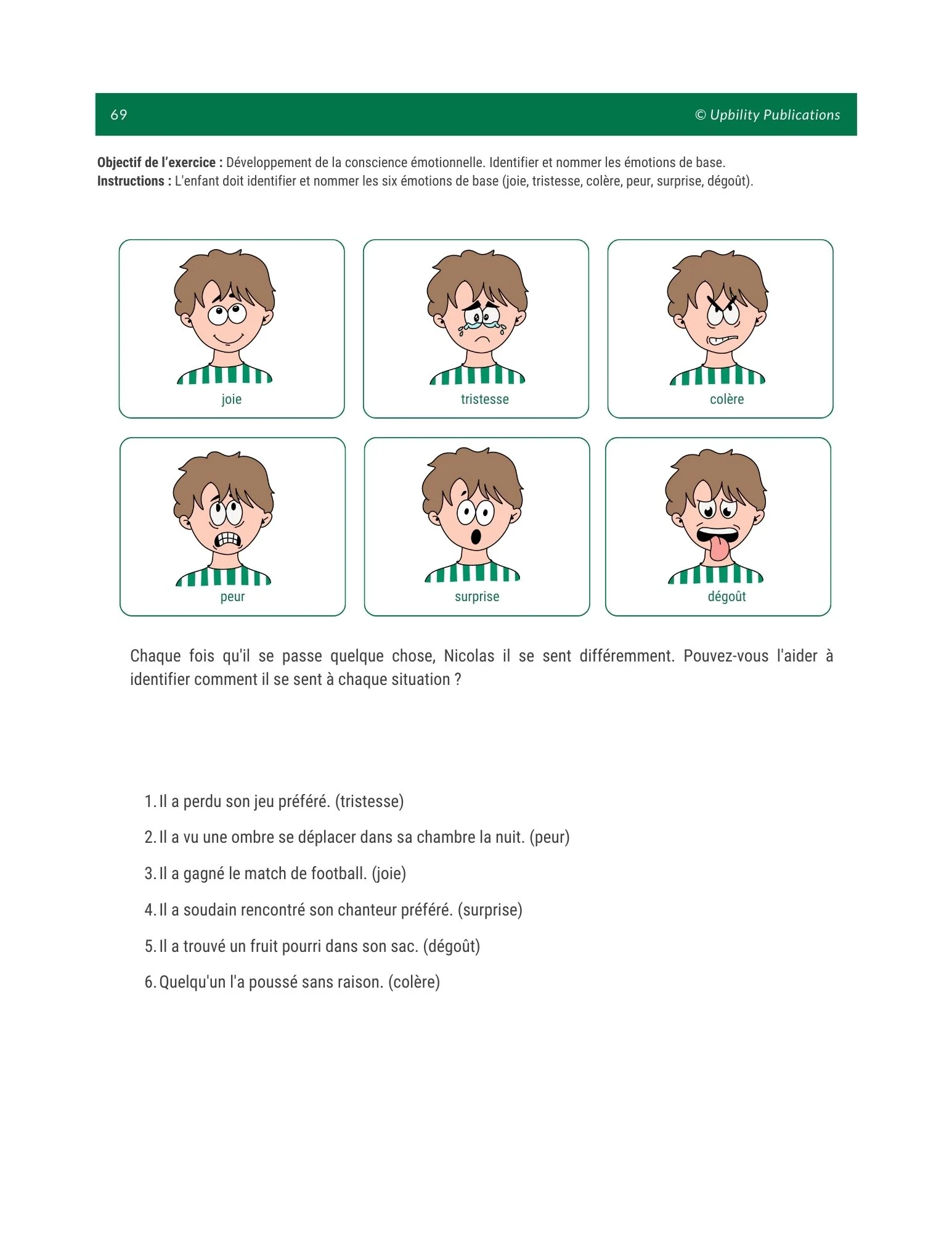 Identification, expression et gestion des émotions | NIVEAU DE BASE (Version 2025 mise à jour) - Image 6