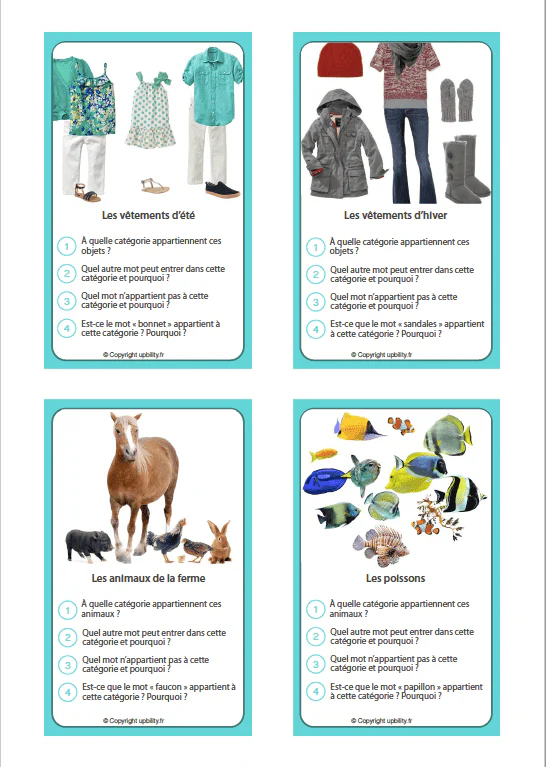 FICHES ILLUSTRÉES | Classer en catégories - Image 8