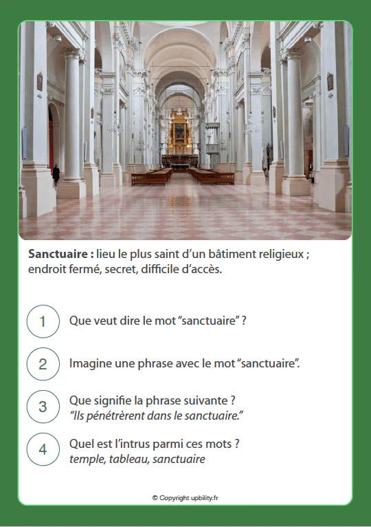 FICHES ILLUSTRÉES | Développement du vocabulaire (14-15 ans) - Image 3