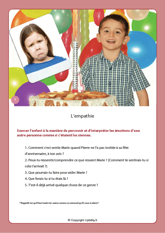 FICHES ILLUSTRÉES | Développer l’empathie - Image 3