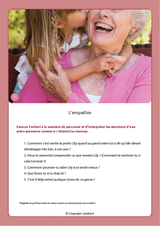 FICHES ILLUSTRÉES | Développer l’empathie - Image 4