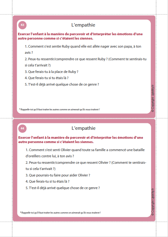 FICHES ILLUSTRÉES | Développer l’empathie - Image 7