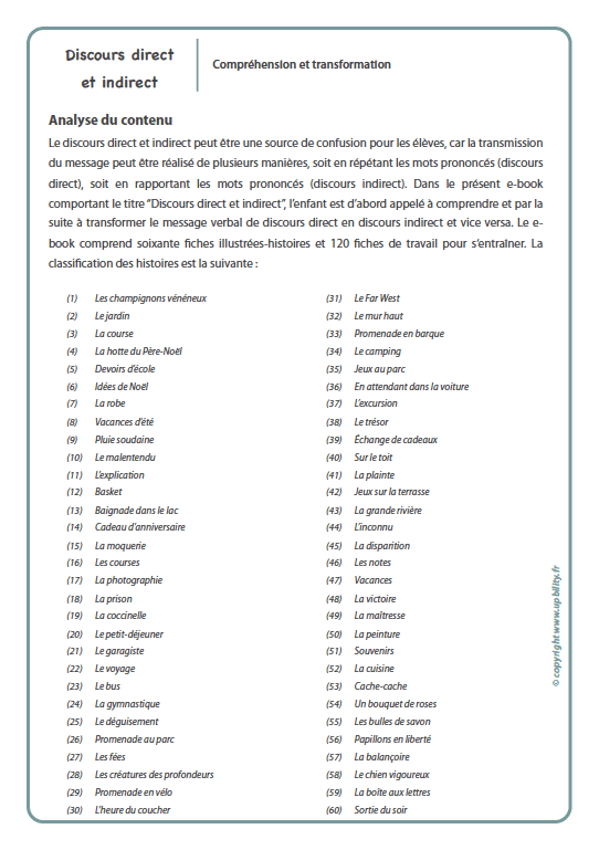 FICHES ILLUSTRÉES | Discours direct et indirect - Image 2