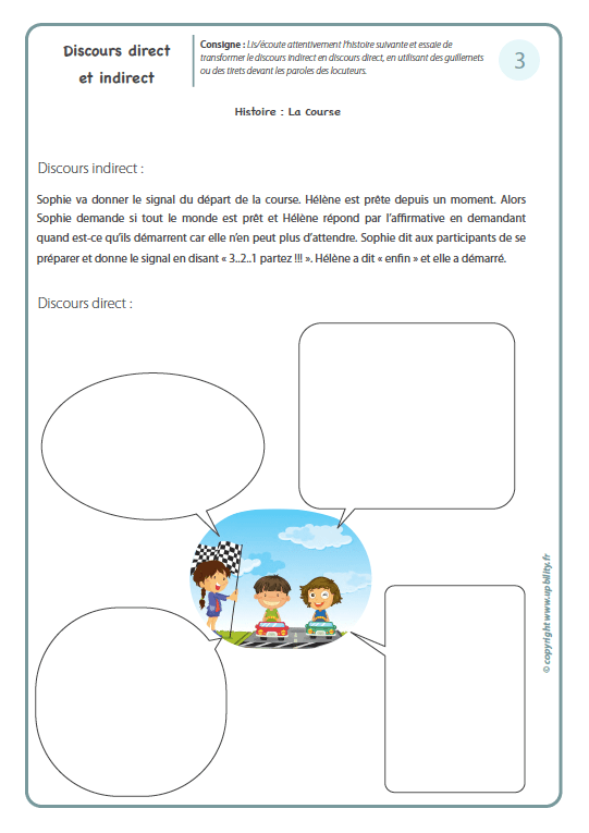 FICHES ILLUSTRÉES | Discours direct et indirect - Image 8