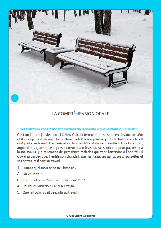 FICHES ILLUSTRÉES | Maîtriser la compréhension orale - Image 4