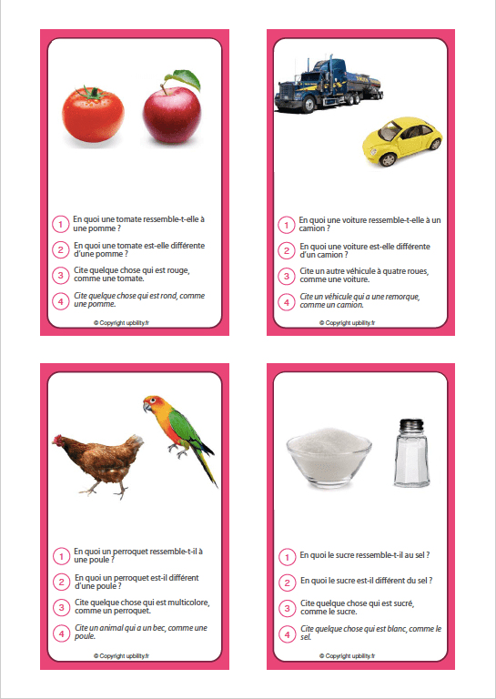 FICHES ILLUSTRÉES | S’entraîner à la comparaison - Image 7