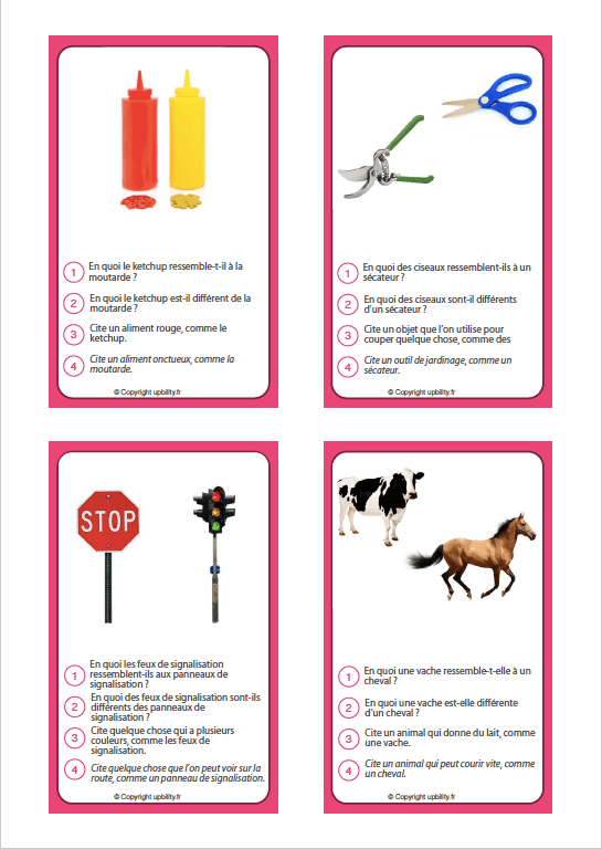 FICHES ILLUSTRÉES | S’entraîner à la comparaison - Image 8