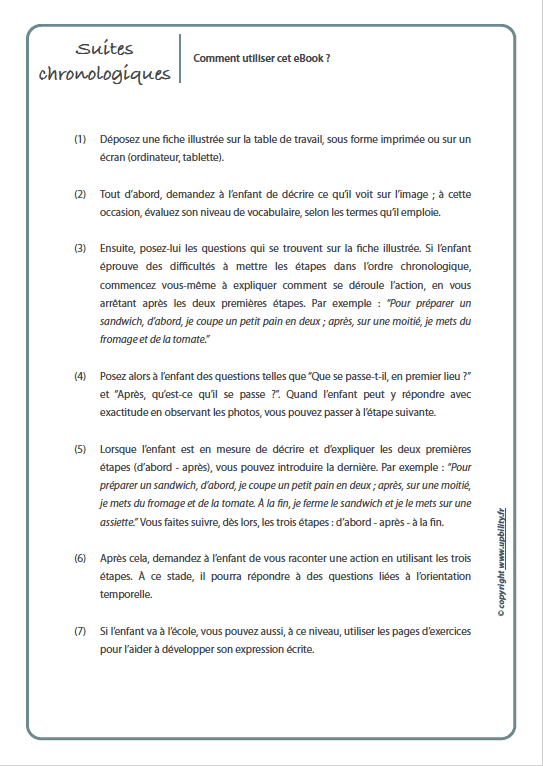 FICHES ILLUSTRÉES | Suites chronologiques - Image 3