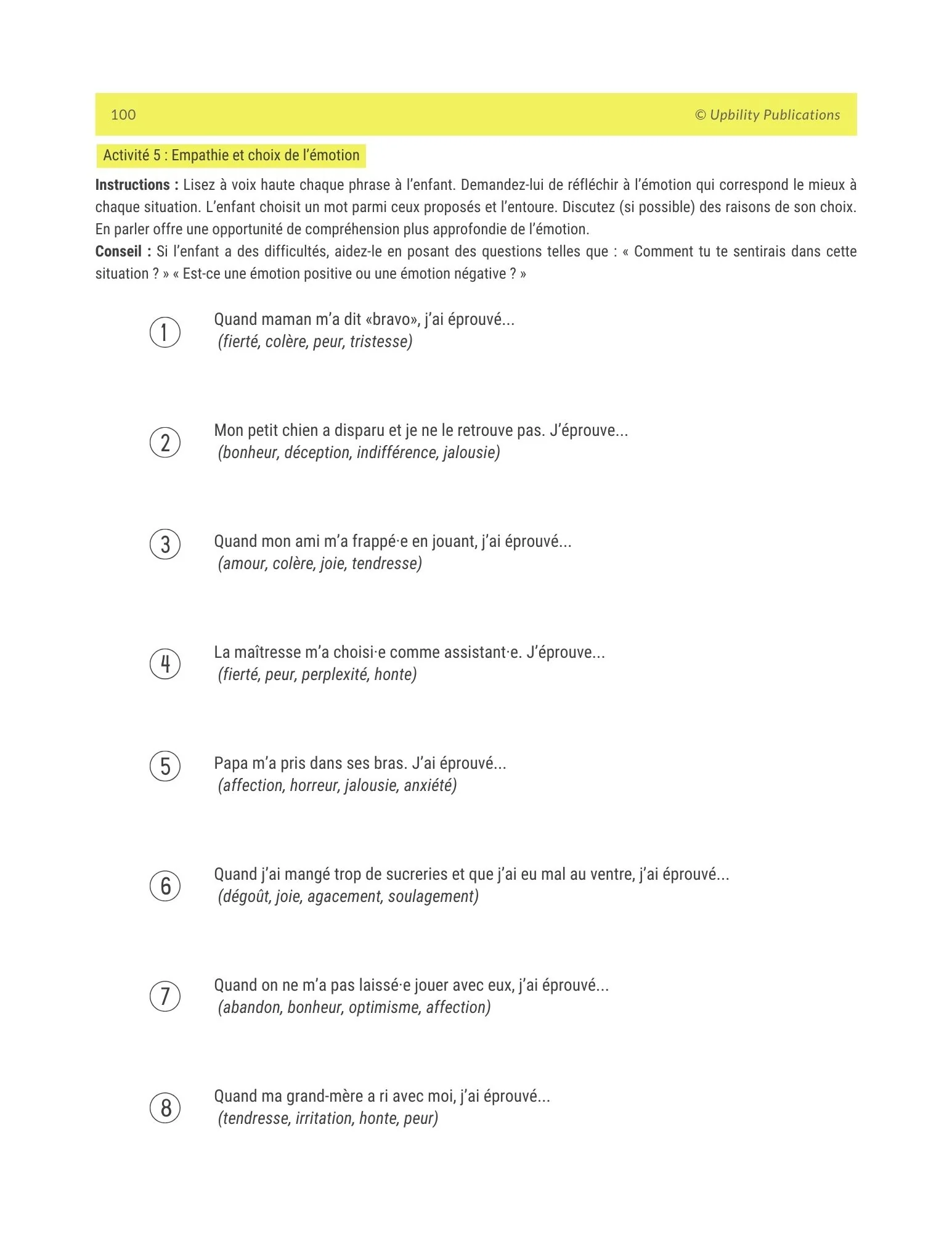 Identification, expression et gestion des émotions | NIVEAU AVANCÉ (Version 2025 mise à jour) - Image 7