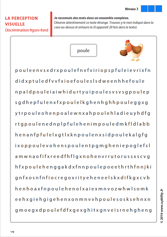 Les capacités de perception visuelle pour les enfants dyslexiques | Partie 2 : La discrimination figure-fond - Image 7