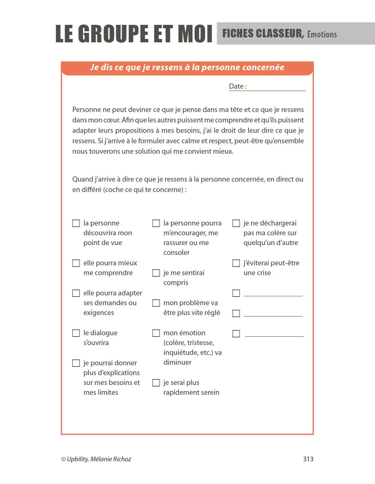 LE GROUPE ET MOI | Accompagner les enfants autistes dans les habiletés sociales – ÉDITION ÉLARGIE - Image 6
