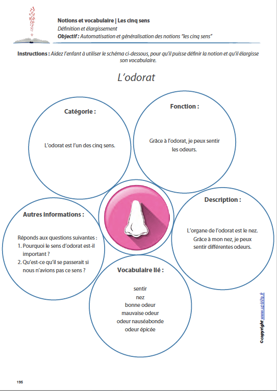 LES CINQ SENS  | Notions et vocabulaire - Image 9