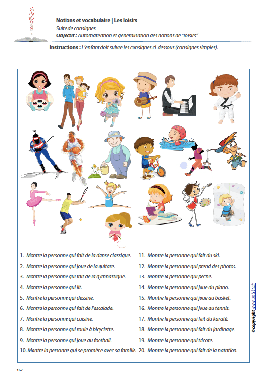 LES LOISIRS | Notions et vocabulaire - Image 6