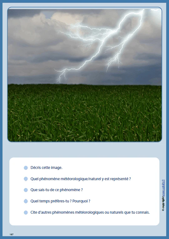 PHENOMENES METEOROLOGIQUES ET PHENOMENES NATURELS | Notions et vocabulaire - Image 7