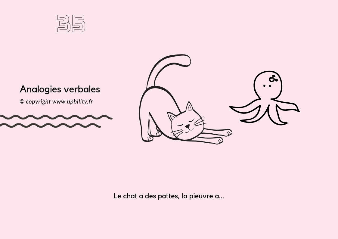 POCKET CARDS | Analogies verbales - Image 6