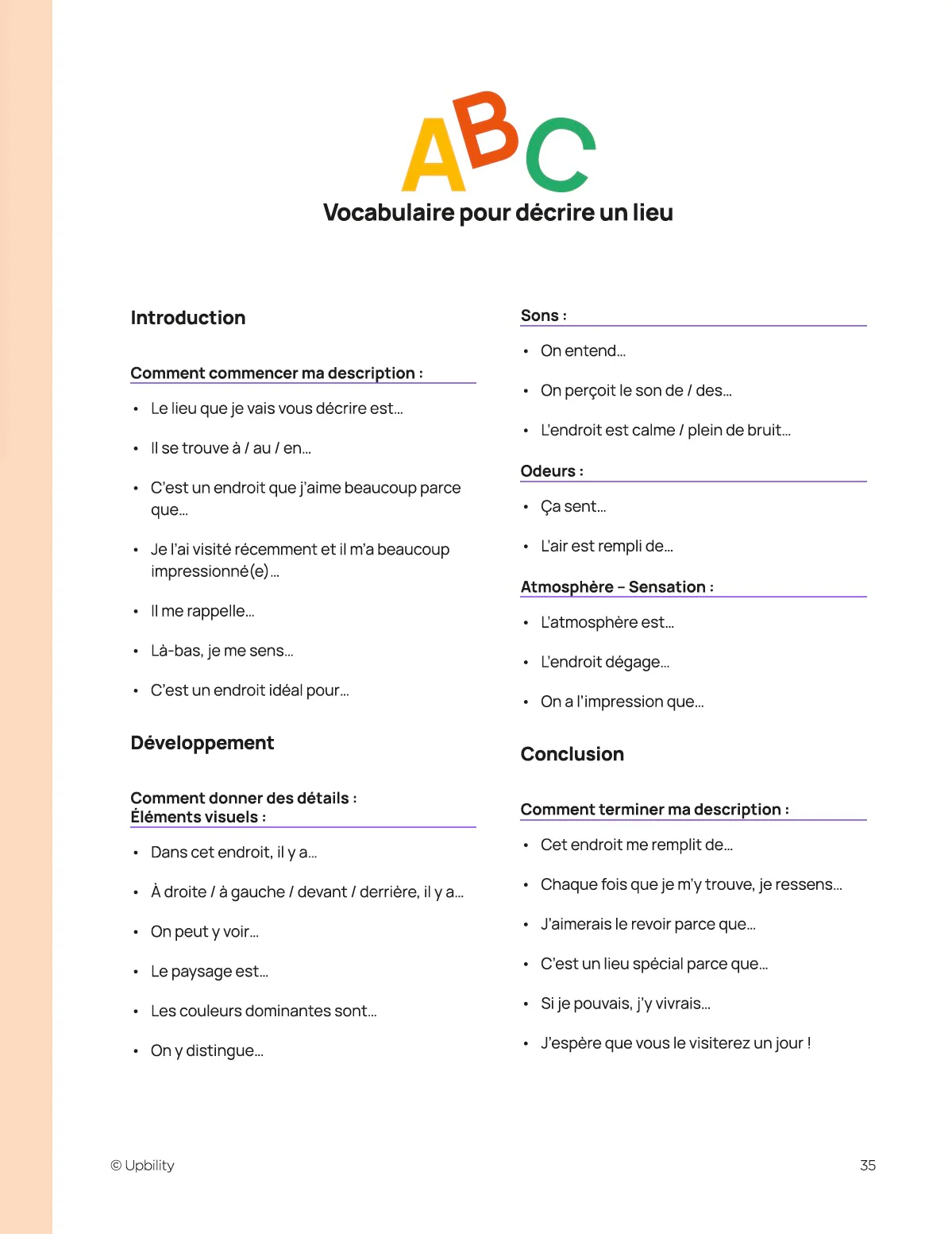 Pratiques différenciées en expression écrite | Le discours descriptif - Image 5