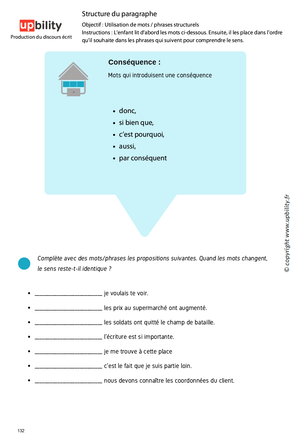 PRODUCTION DU DISCOURS ÉCRIT | Structure du paragraphe - Image 8