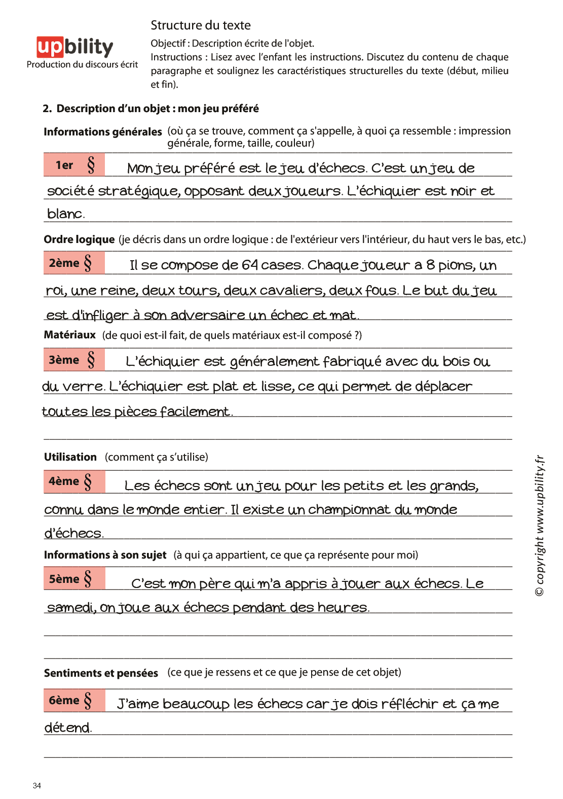 PRODUCTION DU DISCOURS ÉCRIT | Structure du texte - Partie A - Image 4