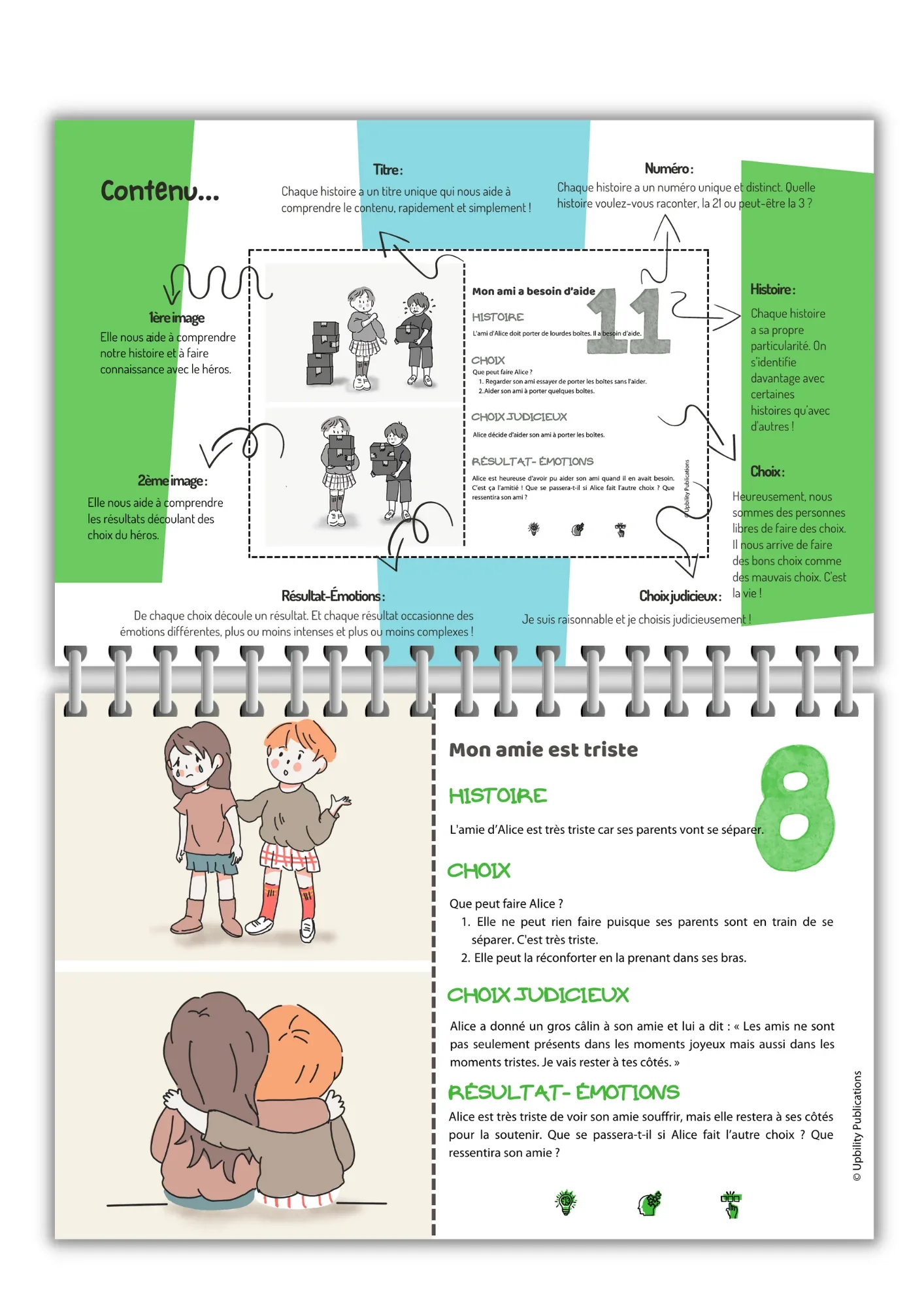 Situations sociales | 300 histoires sociales - Flip Card Series | ENSEMBLE DE 10 LIVRES IMPRIMÉS - Image 10