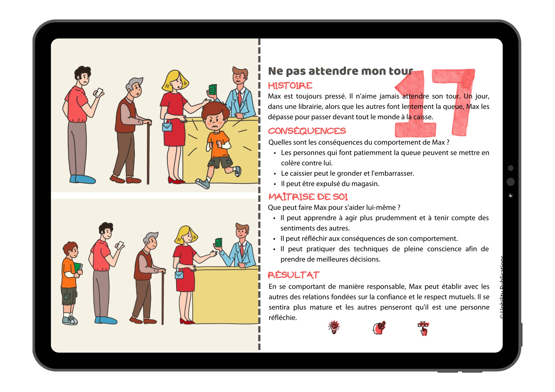 Situations sociales – La maîtrise de soi | Flip Card Series - Image 3