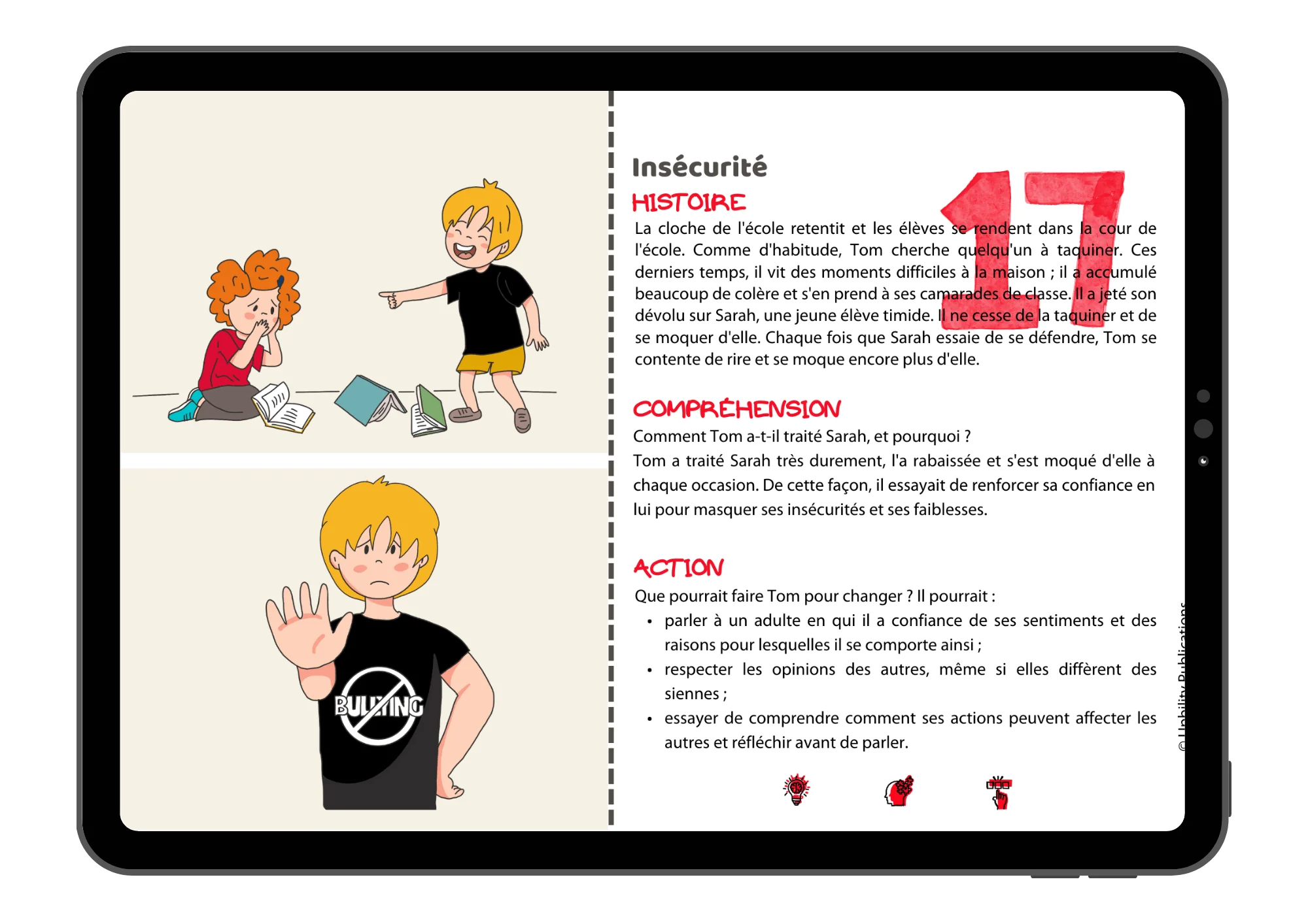 Situations sociales – Le harcèlement scolaire | Flip Card Series - Image 3