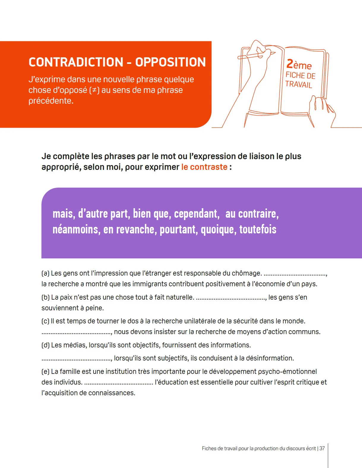 STRATÉGIES MÉTACOGNITIVES pour la production du discours écrit - Image 3
