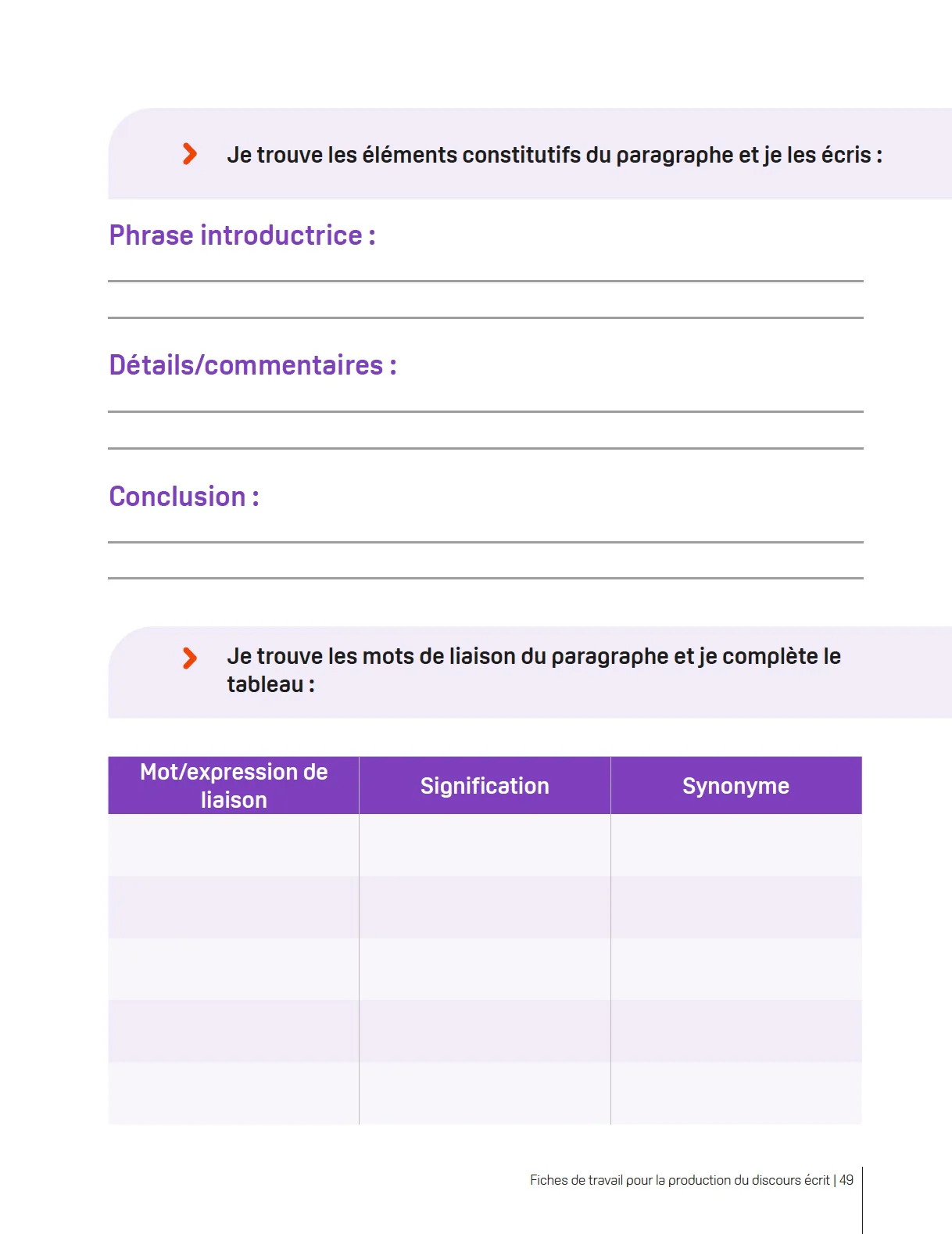 STRATÉGIES MÉTACOGNITIVES pour la production du discours écrit - Image 4