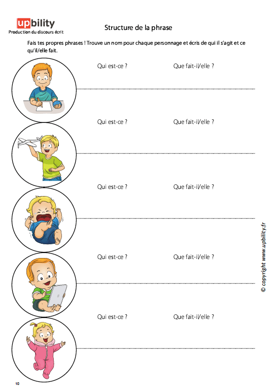 PRODUCTION DU DISCOURS ÉCRIT | Structure de la phrase - Image 4