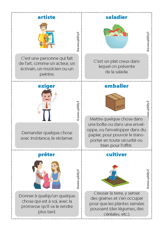 Trouve le mot ! | CARTES DE VOCABULAIRE - Image 4